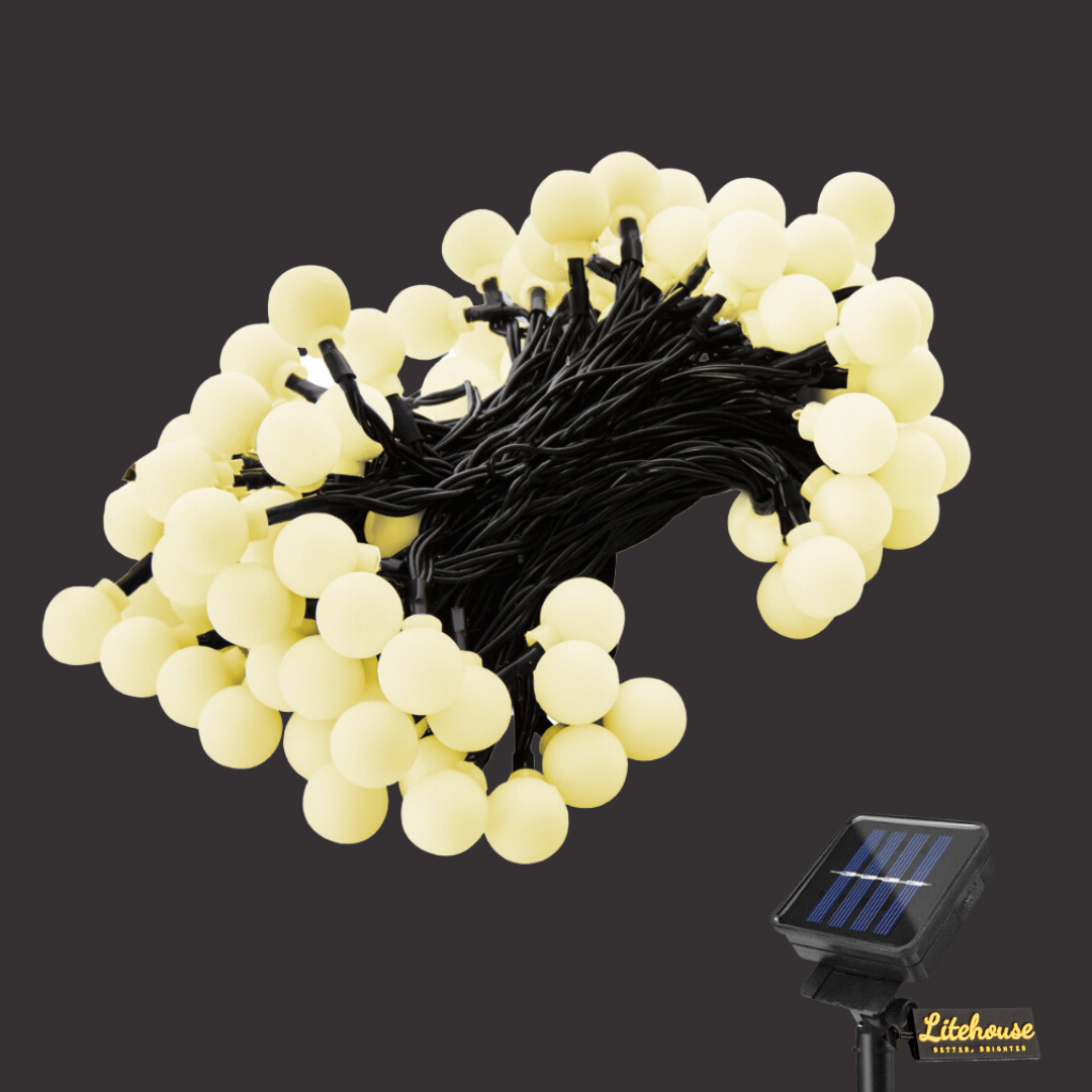 Litehouse Solar Bubble Ball LED Fairy Lights