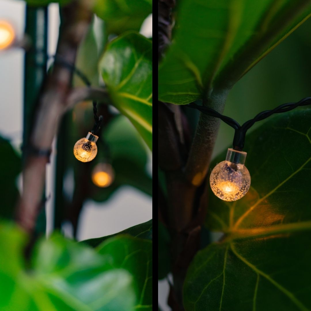 Litehouse Solar Outdoor LED Fairy Lights - Bubble Ball