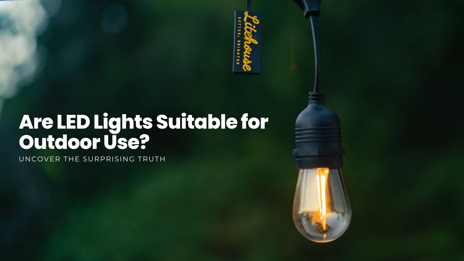 Are LED Lights Suitable for Outdoor Use? Uncover the Surprising Truth - Litehouse