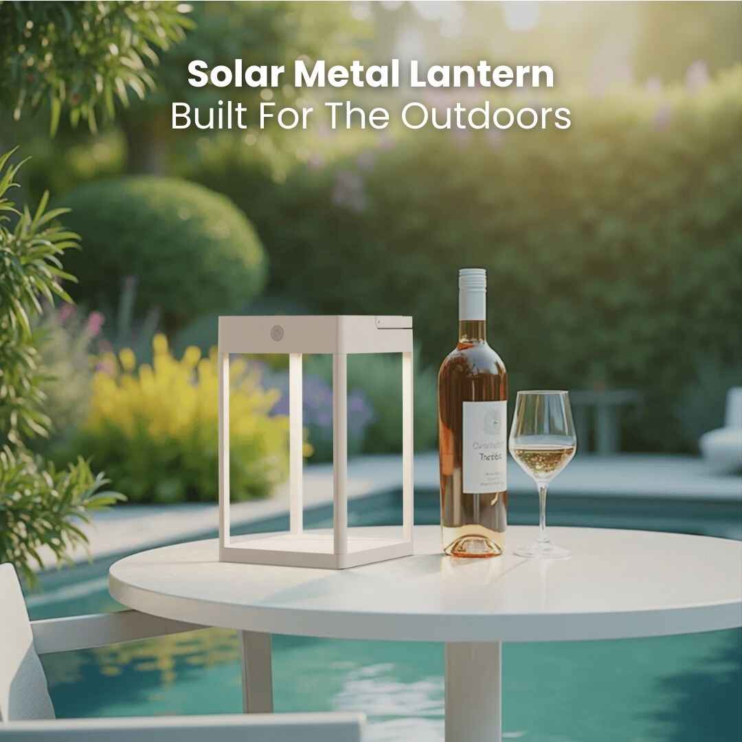 Outdoor Solar Lantern with Touch Control - Litehouse