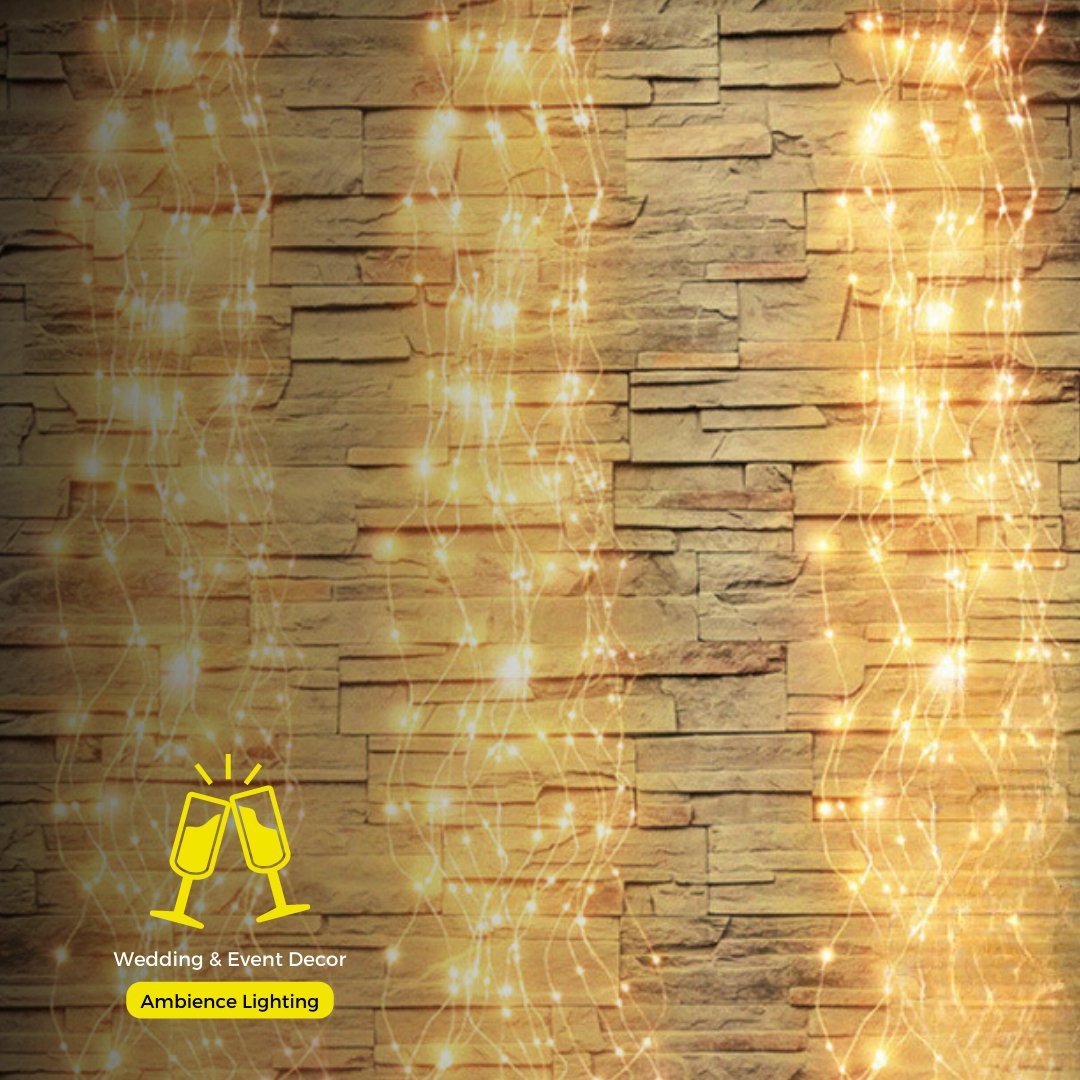 Litehouse Solar Firefly Copper Wire LED Fairy Lights - 200 LEDs - 2m - Litehouse